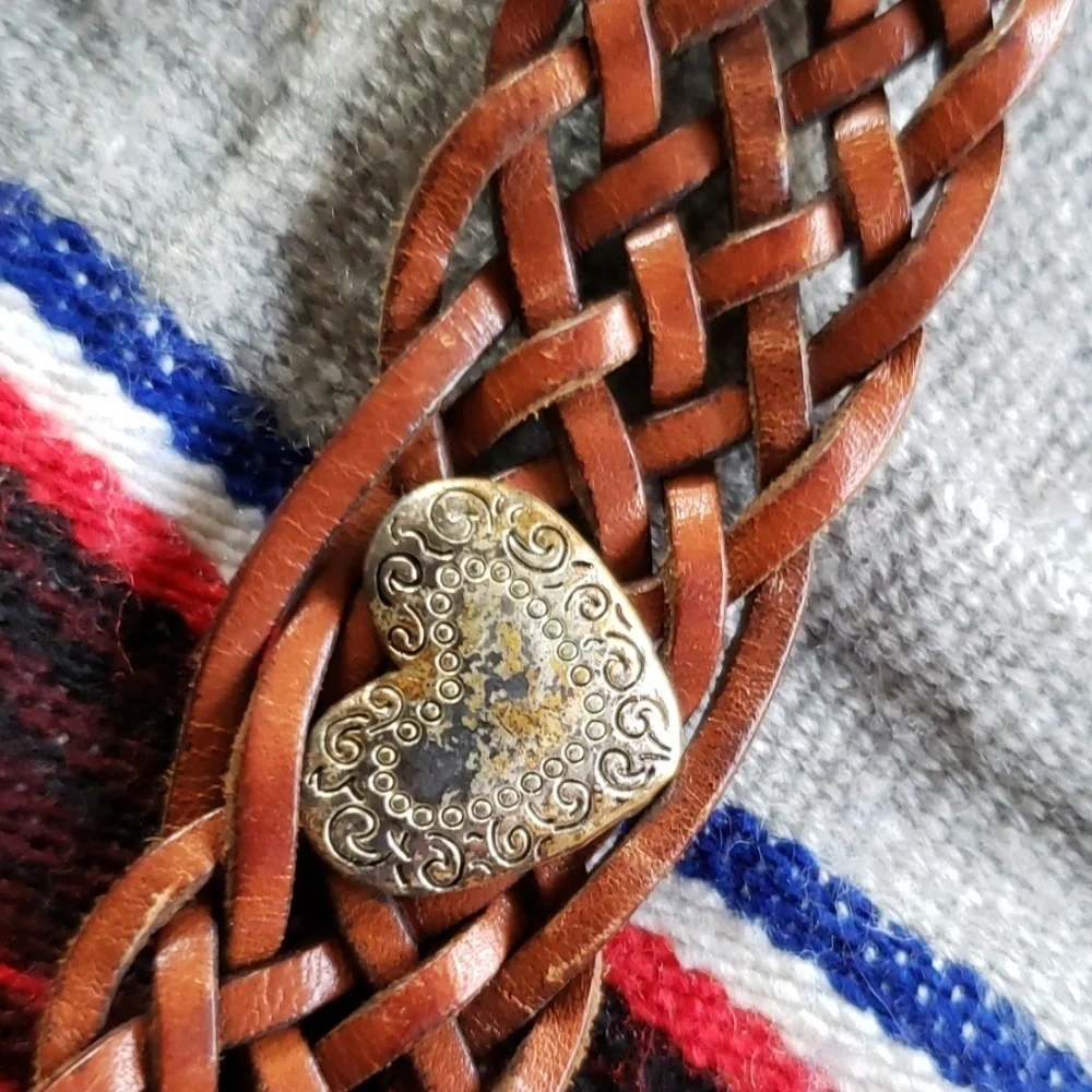 Fossil braided woman belt M